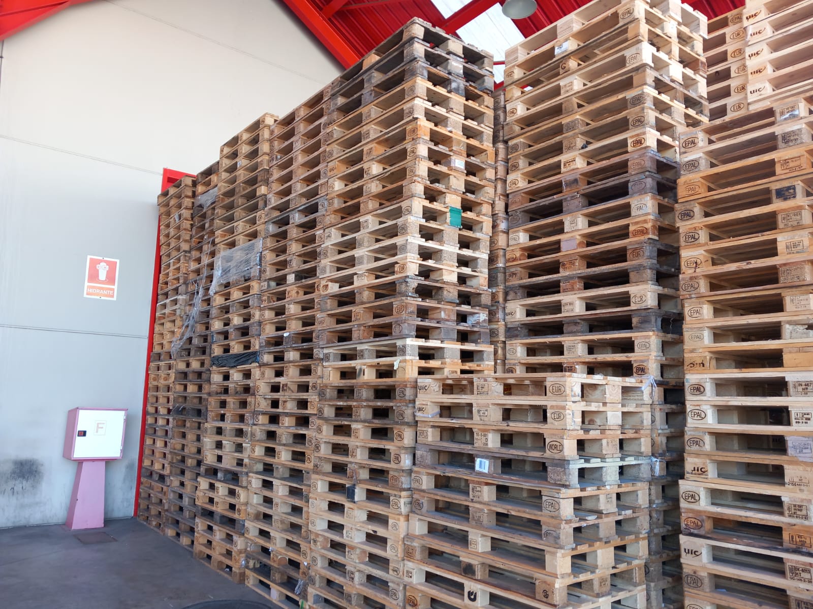 Palets por clasificar