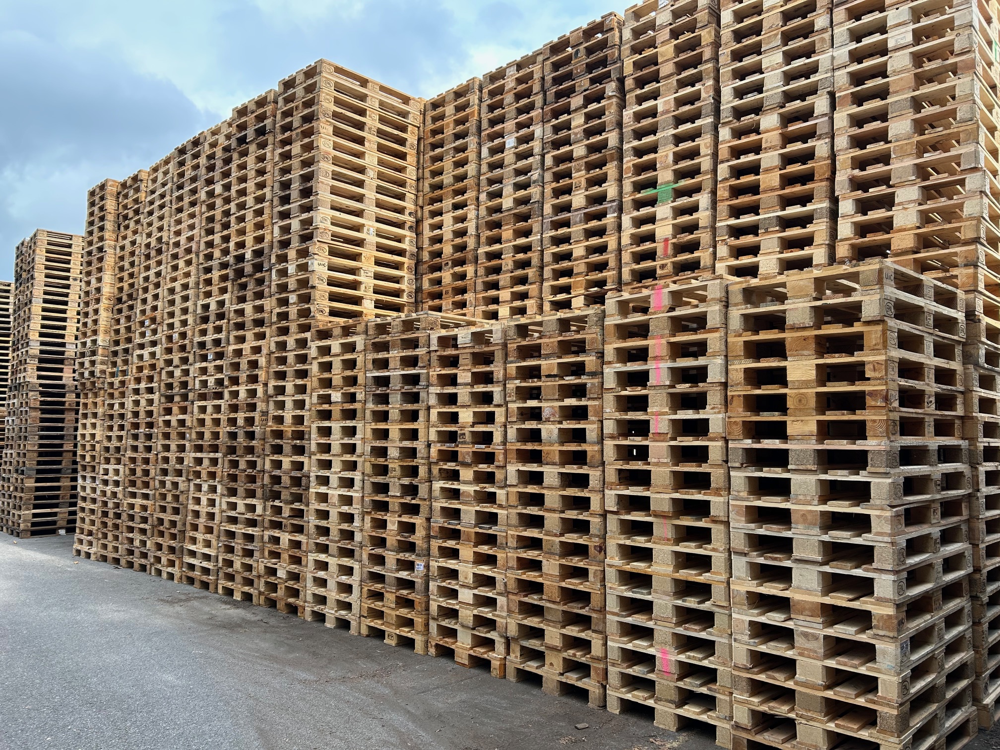 Comprar palets seminuevos y reciclados en Barcelona – TELOPAL